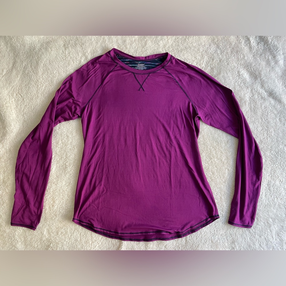 Purple Long Sleeve Top